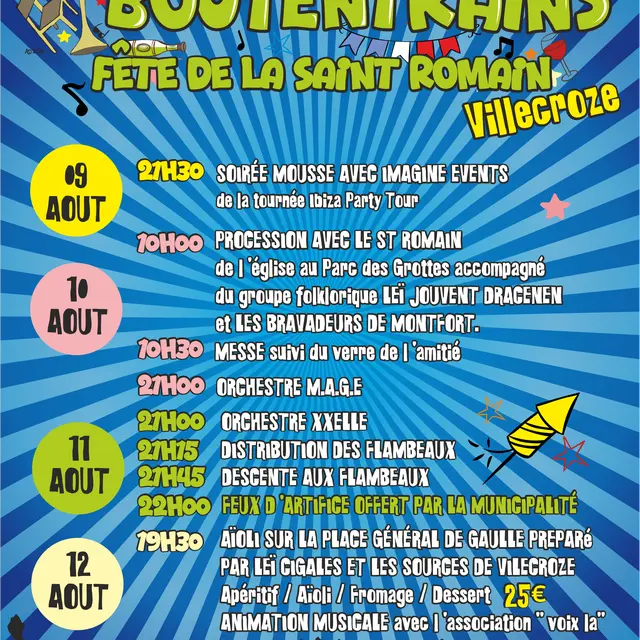 Fête votive de la Saint-Romain_Villecroze
