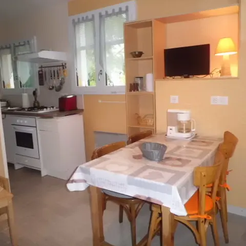 Salon et cuisine ouverte