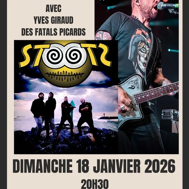 Concert évènement Les Stoots_L'Isle-sur-la-Sorgue