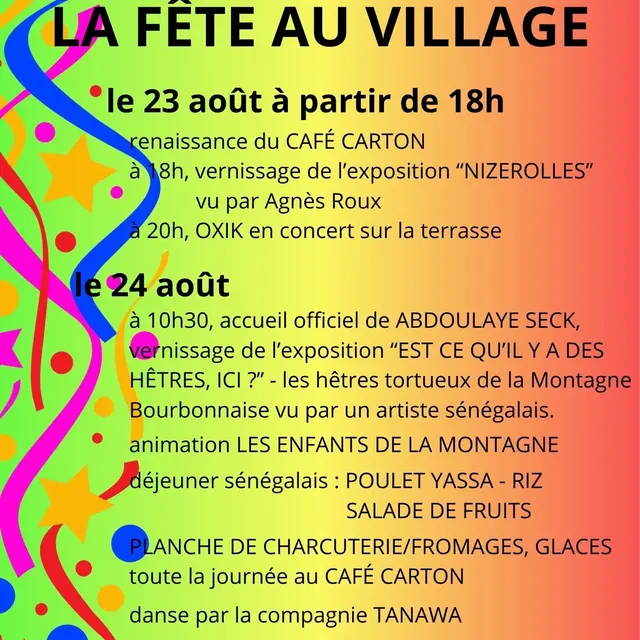 La fête au village_Nizerolles