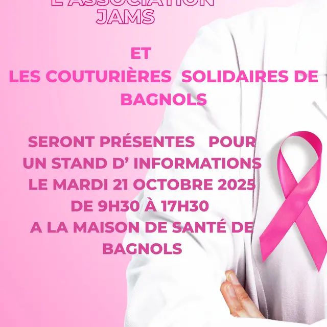 Stand Information Octobre Rose_Bagnols-en-Forêt