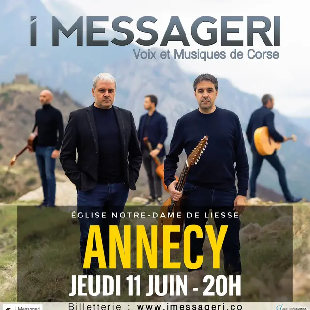 Concert : I Messageri, voix et musiques de Corse_Annecy