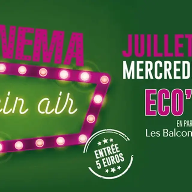 Affiche cinéma plein air Mougins