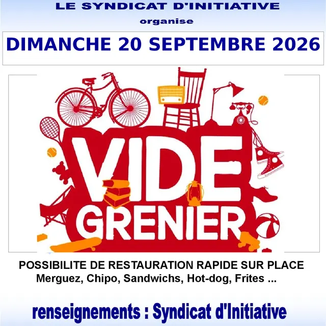 Vide grenier du Syndicat d'initiative_Taradeau