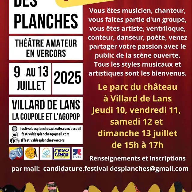 Scène ouverte - festival des planches -_Villard-de-Lans