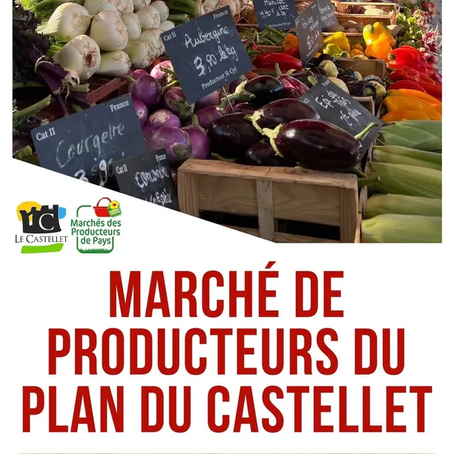 Marché hebdomadaire des producteurs au Plan du Castellet_Le Castellet