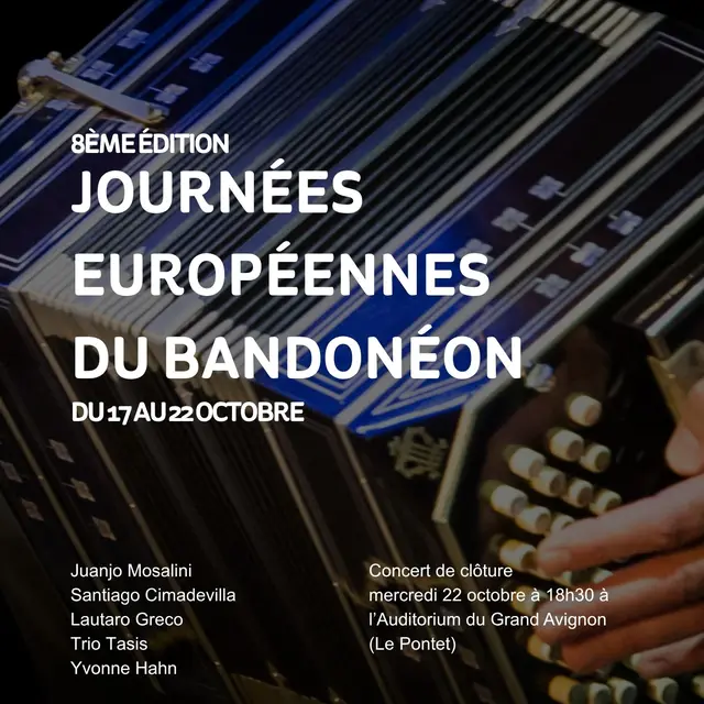 Journées européennes du bandonéon : concert de clôture_Avignon