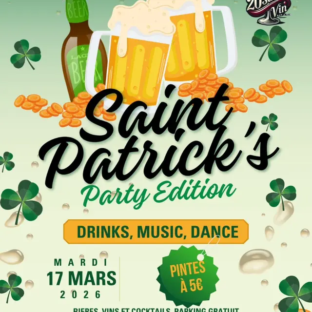 Soirée Saint Patrick au 20 sur 20_Le Muy