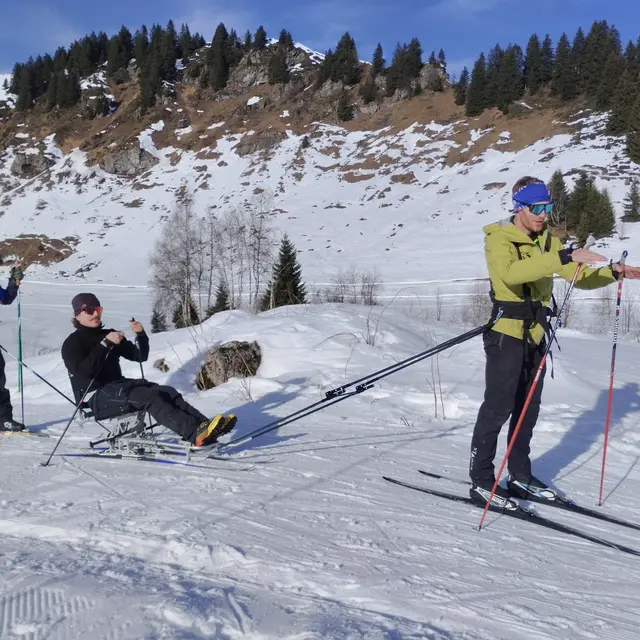 Prêt Fauteuil ski : luge nordique ESKAIP_Verchaix