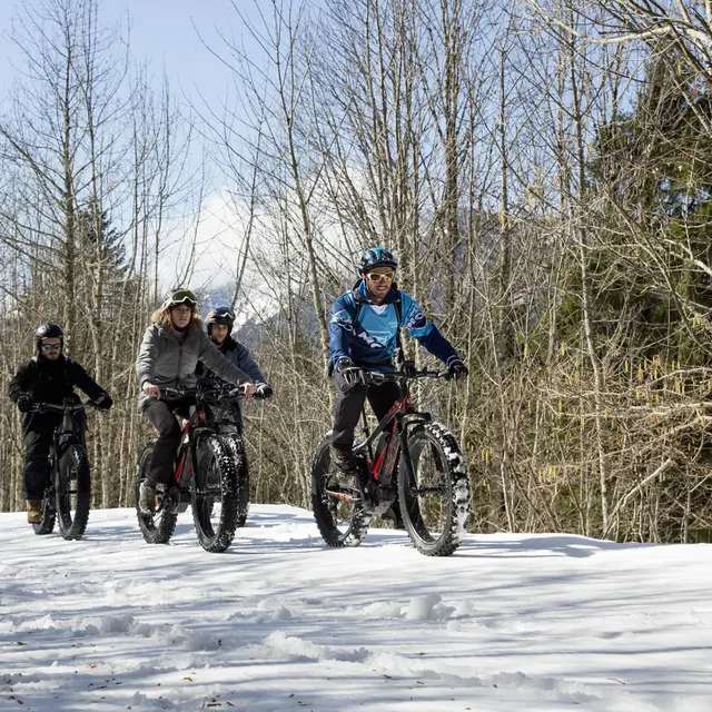 VTT électrique sur neige