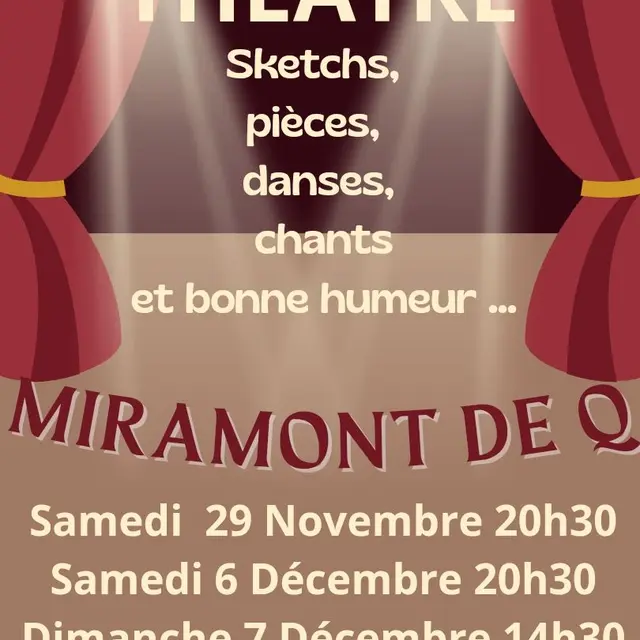 Théâtre de l'Amicale Miramontoise_Miramont-de-Quercy