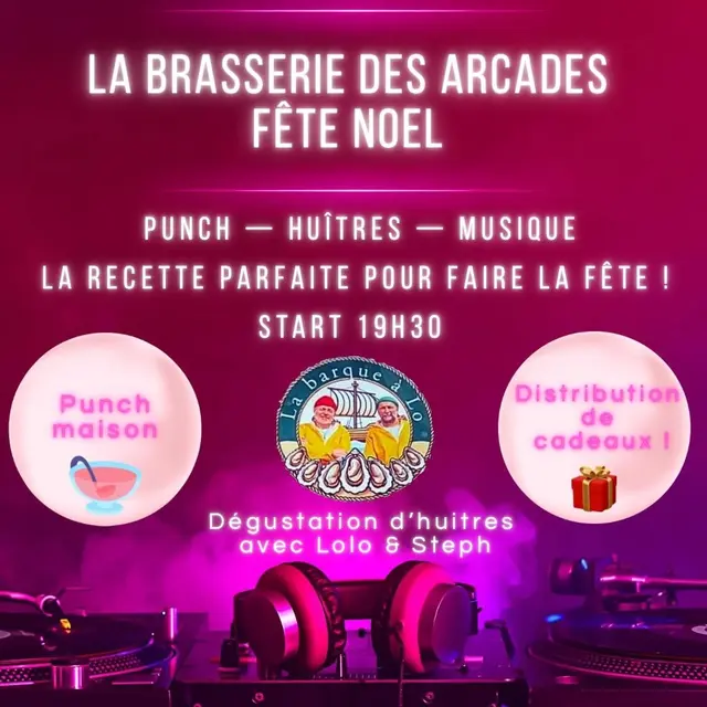 La Brasserie des Arcades fête Noël_Sisteron