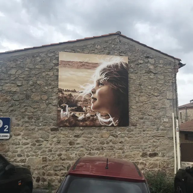 Fresque de l'artiste AERO_Marols