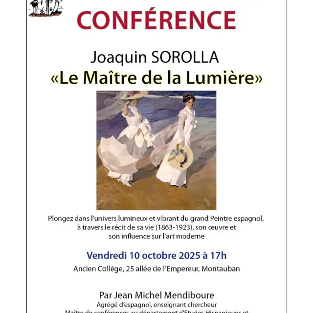 Conférence Joaquin Sorolla