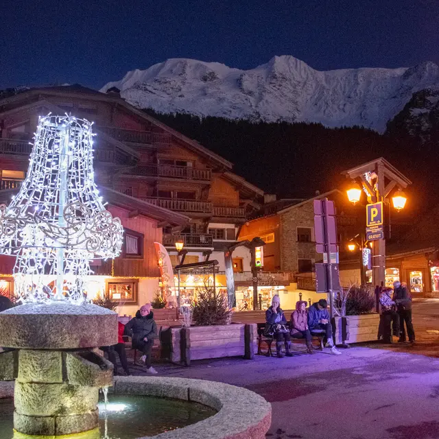 Pot d'accueil hivernal aux Contamines
