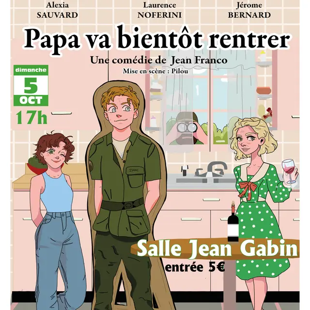 Théâtre - Papa va bientôt rentrer_Saint-Martin-Vésubie
