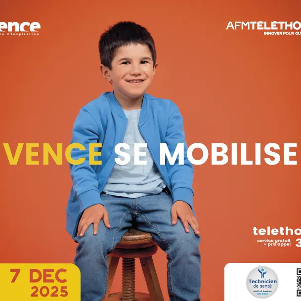 Téléthon 2025, Vence se mobilise !_Vence