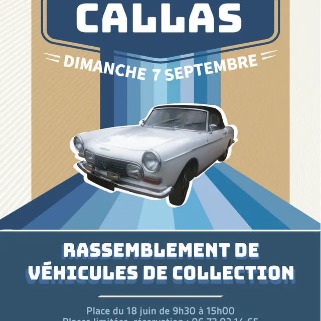 Rassemblement de véhicules de collection_Callas