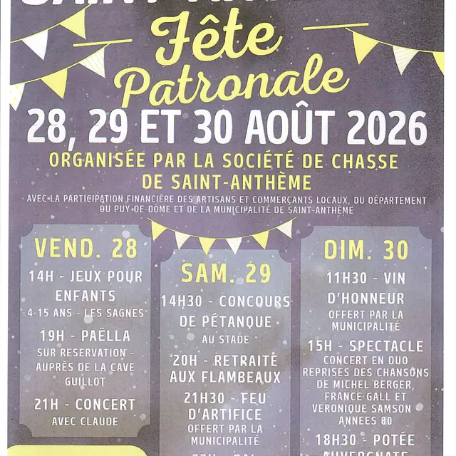 Fête patronale_Saint-Anthème