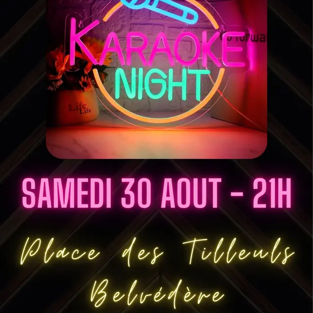 Soirée karaoké_Belvédère