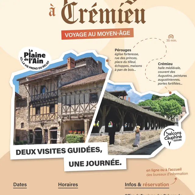 De Pérouges à Crémieu : un jour, deux visites guidées_Pérouges