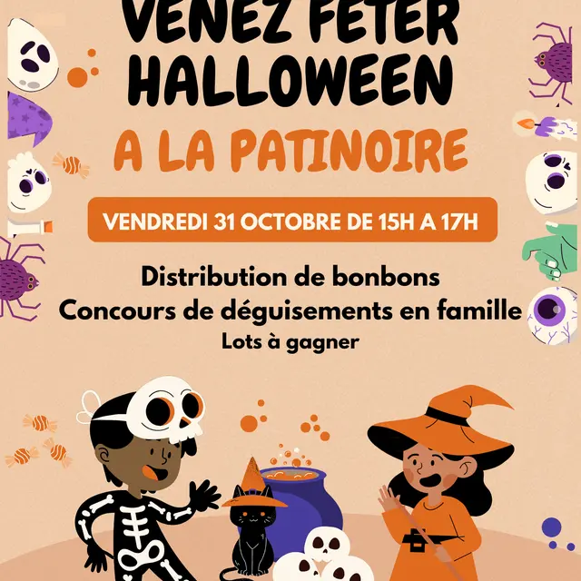 Venez fêter Halloween  à la patinoire_Villard-de-Lans