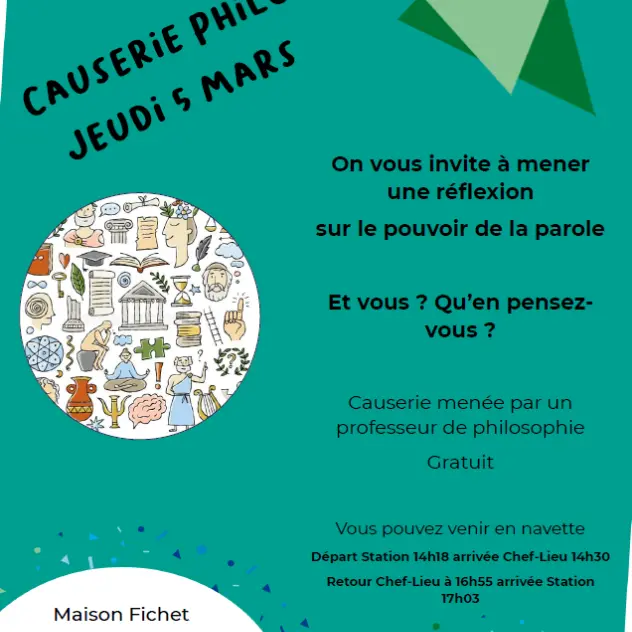 Causerie philo : Le pouvoir de la parole_Les Orres
