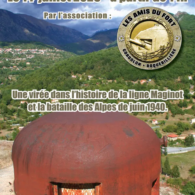 Visite Fort de Gordolon_Roquebillière