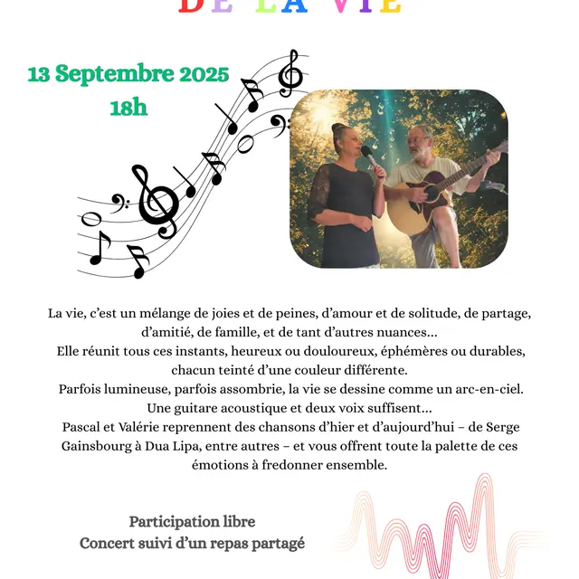 EVE_Concert Les couleurs de la vie -affiche