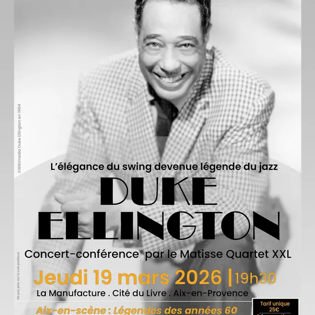 Concert : Hommage à Duke Ellington_Aix-en-Provence