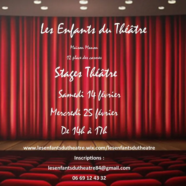 Stages théâtre jeune public_Avignon