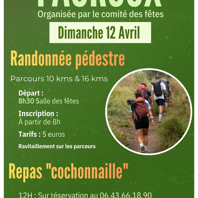 Randonnée Pédestre & Repas cochonnaille_Fauroux