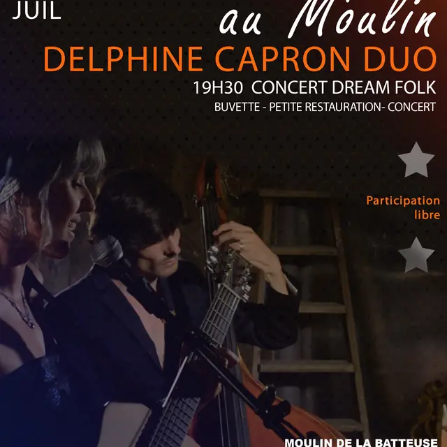 Musique au Moulin : Delphine Capron Duo