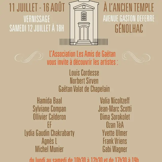 Exposition d'art contemporain_Génolhac