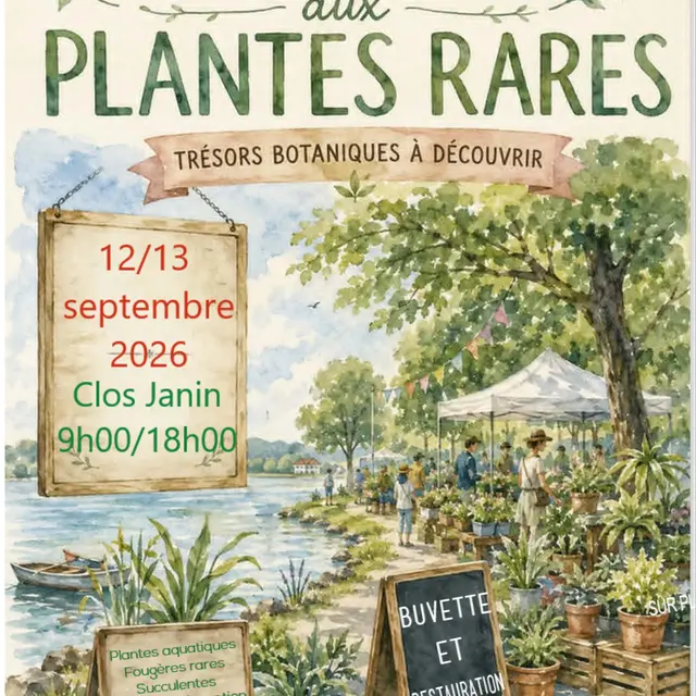MARCHE AUX PLANTES RARES