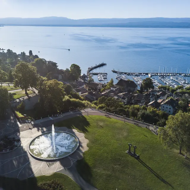 La fontaine du Parc du Belvédère