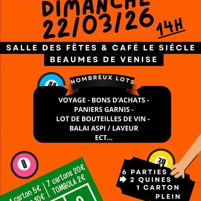 Loto du Sporting Club Balméen_Beaumes-de-Venise