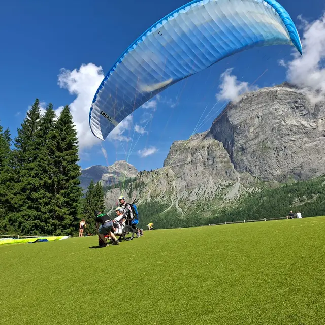 Baptême parapente handisport