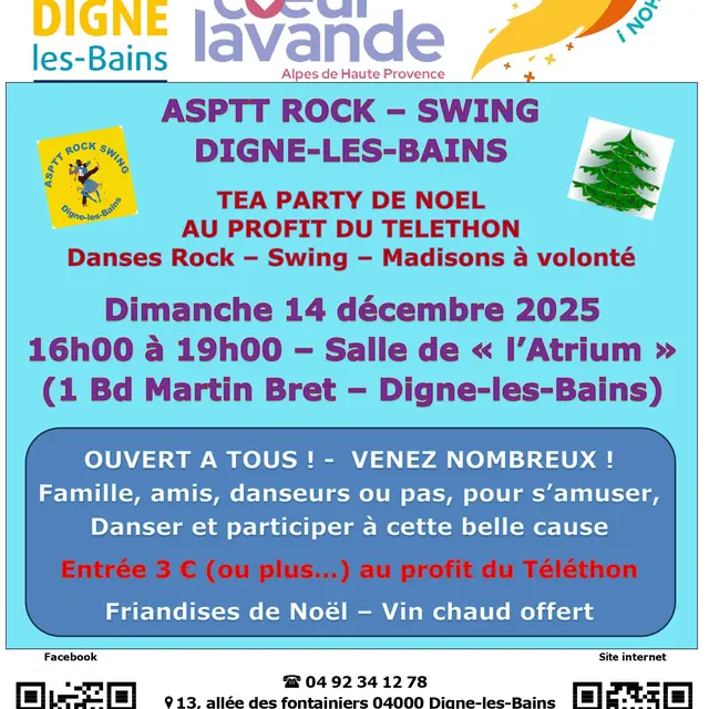 Rock Swing pour le Téléthon_Digne-les-Bains