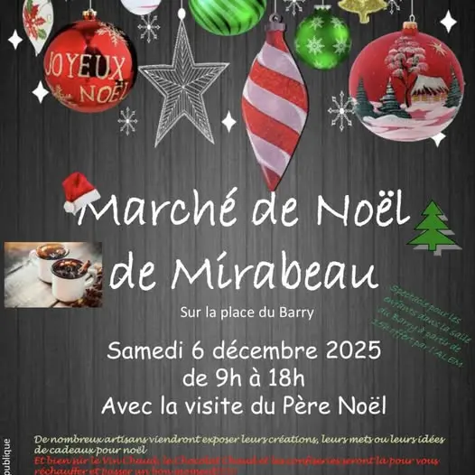 Marché de Noël à Mirabeau_Mirabeau