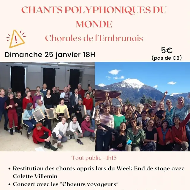 Stage de chants polyphoniques - Un week-end enchanté_Villar-Saint-Pancrace