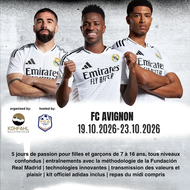 Stage de football Fc Avignon x Fundación Real Madrid Clinics_Avignon