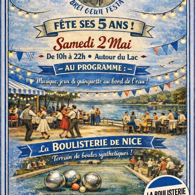 Affiche 5ans du Comité des fêtes