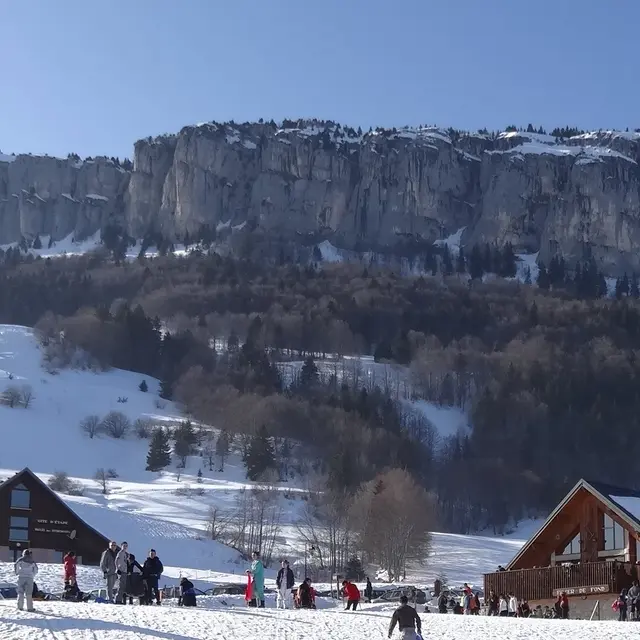Piste de luge au Désert d'Entremont