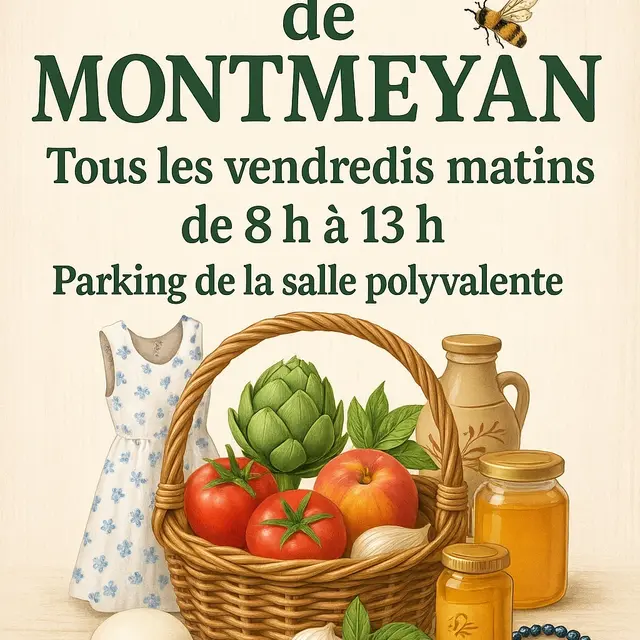 Marché du vendredi (12 exposants)_Montmeyan