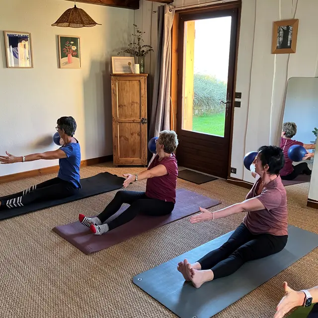 Cours de pilates avec Joy