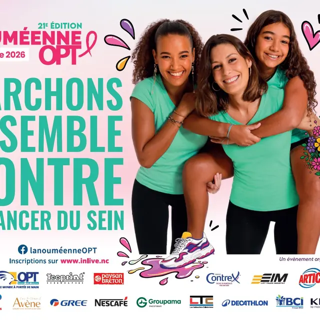 Affiche officielle de La Nouméenne OPT 2026