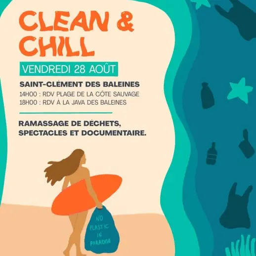 Clean and chill avec l'asso WIPE OUT_Saint-Clément-des-Baleines