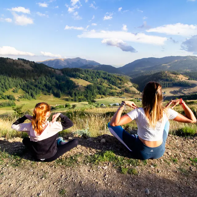 Valberg sentier Yoga