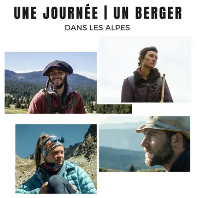 Affiche film Une journée un berger dans les Alpes